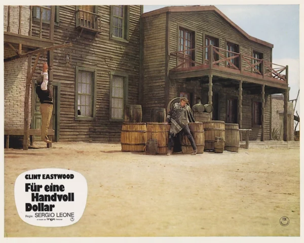 A Fistful of Dollars (1964) German Lobby Card, featuring Clint Eastwood