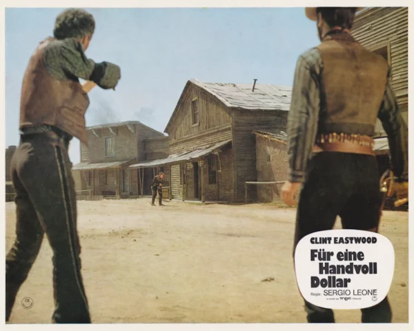 A Fistful of Dollars (1964) German Lobby Card, featuring Clint Eastwood