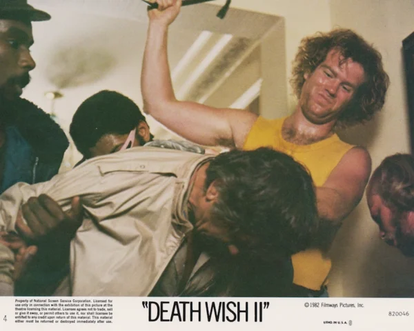 A scene from Michael Winner's vigilante sequel Death Wish II (1982)