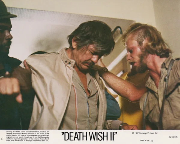 Charles Bronson in a scene from Michael Winner's revenge sequel Death Wish II (1982)