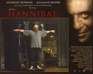 Hannibal finds himself trapped by Mason Verger in Hannibal (2001)