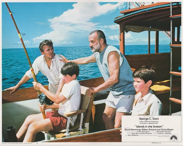 Islands of the Stream (1976) USA Lobby Card [scanned-in image]