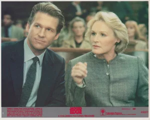 Jeff Bridges and Glenn Close in Jagged Edge (1985)