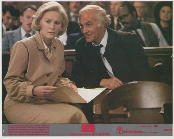 Glenn Close with Robert Loggia