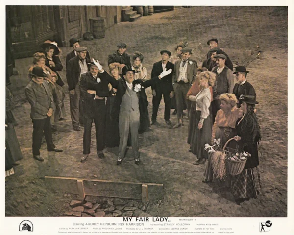 My Fair Lady (1964) British Front of House Lobby Card (scanned-in image)