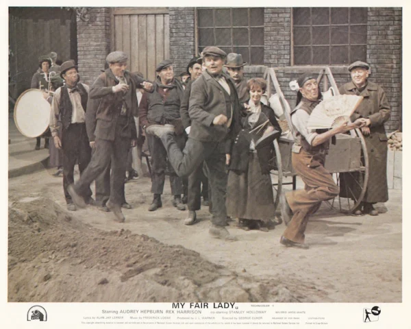 My Fair Lady (1964) British Front of House Lobby Card (scanned-in image)