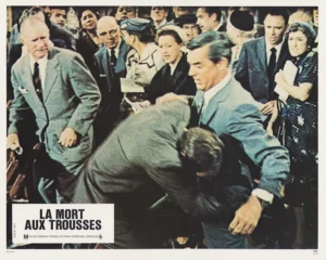 North by Northwest (1959) French Lobby Card (re-release)