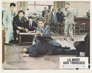 North by Northwest (1959) French Lobby Card (re-release)