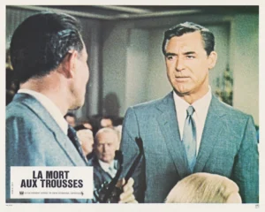 North by Northwest (1959) French Lobby Card (re-release)