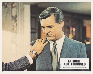 North by Northwest (1959) French Lobby Card (re-release)