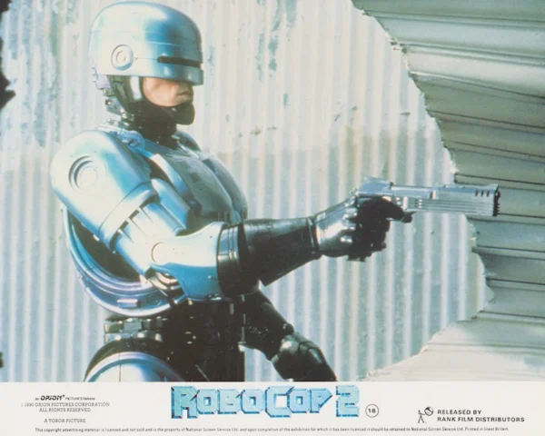 RoboCop 2 (1990) UK Front of House Lobby Card [scanned-in image]