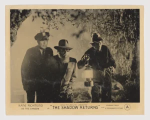 The Shadow Returns (1946) vintage press still or lobby card (10" x 8") [scanned-in image]