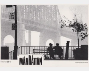 An iconic scene and vista from Woody Allen's Manhattan (1979) [scanned-in image]