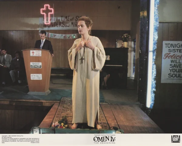 Omen IV: The Awakening (1991) vintage American lobby card