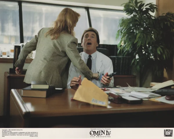 Omen IV: The Awakening (1991) vintage American lobby card