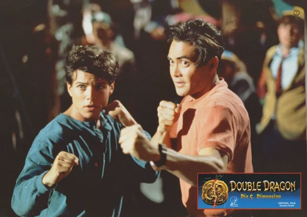 A scene from Double Dragon (1994)