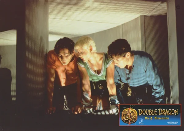 A scene from Double Dragon (1994)