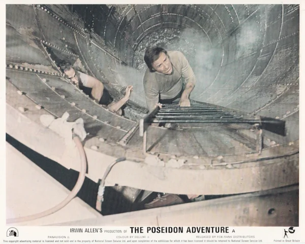 The Poseidon Adventure (1972) vintage cinema lobby card