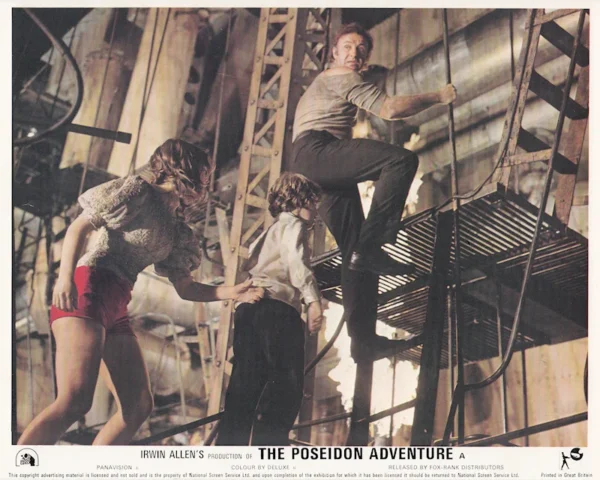 The Poseidon Adventure (1972) vintage cinema lobby card