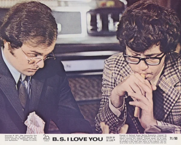 B.S. I Love You (1971) USA Lobby Card NSS 71/90 [scanned-in image]