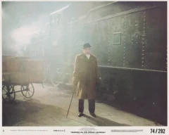 Murder on The Orient Express (1974) 74/292 USA Lobby Card [scanned-in image]