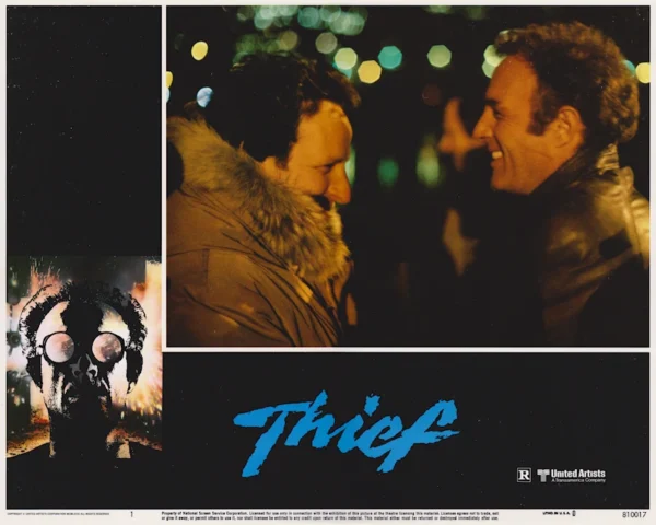 Director Michael Mann with James Caan