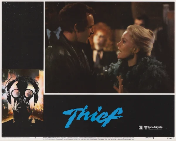 James Caan and Tuesday Weld in Thief (1981)