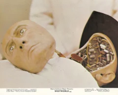 Westworld (1973) Front of House Card [scanned-in image]