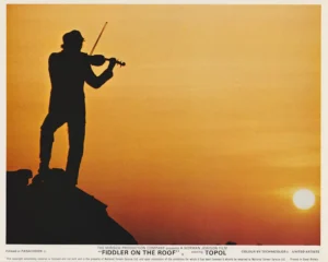 Fiddler on the Roof (1971) Front of House Lobby Card [UK]