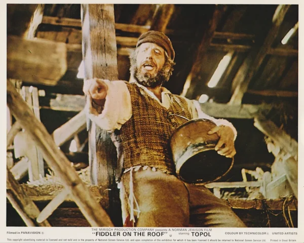 Fiddler on the Roof (1971) Front of House Lobby Card [UK]