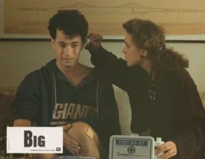 Tom Hanks and Elizabeth Perkins in Big (1988)