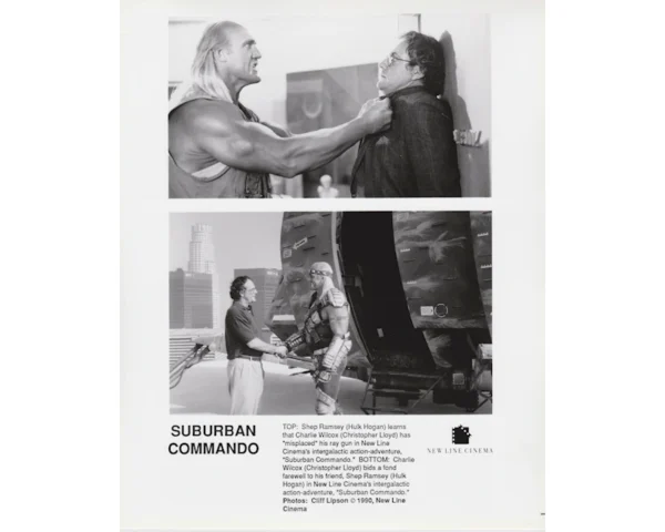 Hulk Hogan and Christopher Lloyd