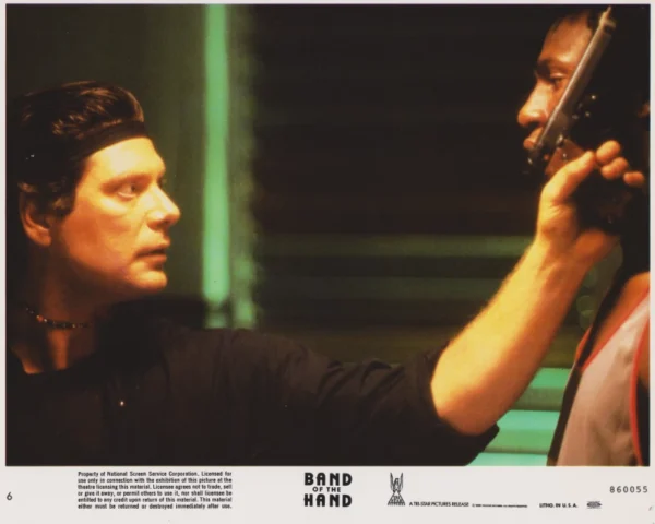 Stephen Lang (left) in Band of the Hand (1986)