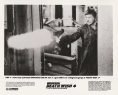 Charles Bronson starring in Death Wish 4: The Crackdown (1987) [vintage press kit photo]