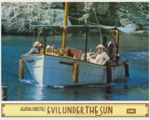 Selected guests arriving by boat