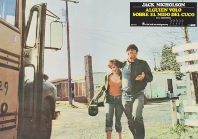 One Flew Over the Cuckoo's Nest (1975) Spanish Lobby Card [scanned-in image]