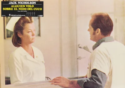 One Flew Over the Cuckoo's Nest (1975) Spanish Lobby Card [scanned-in image]