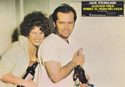 One Flew Over the Cuckoo's Nest (1975) Spanish Lobby Card [scanned-in image]