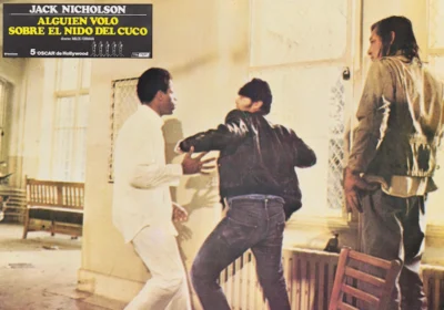 One Flew Over the Cuckoo's Nest (1975) Spanish Lobby Card [scanned-in image]