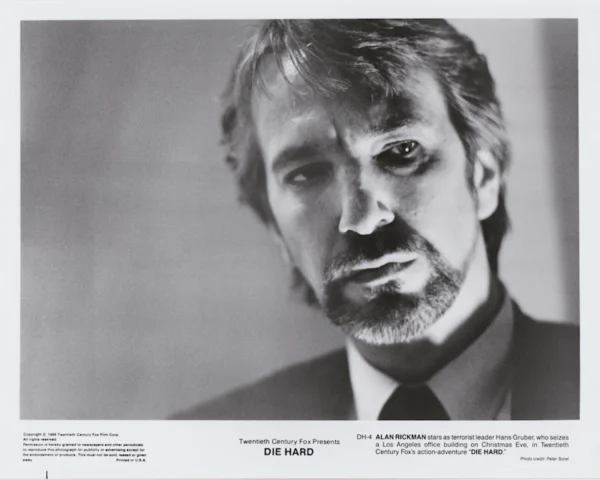 Alan Rickman as Hans Gruber