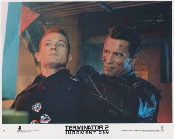 Robert Patrick and Arnold Schwarzenegger