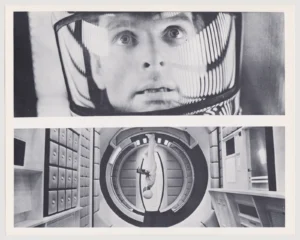 2001: A Space Odyssey (1968) Press Photographs Sheet [scanned-in image]