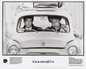 Pierce Brosnan and Joe Don Baker in GoldenEye (1995)