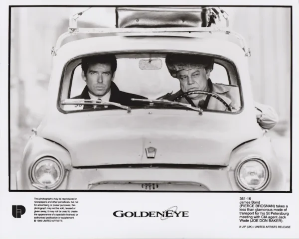 Pierce Brosnan and Joe Don Baker
