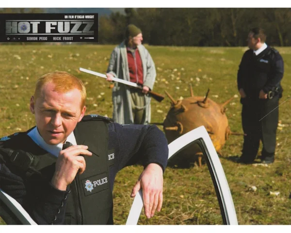 Simon Pegg (left) and Nick Frost (right)