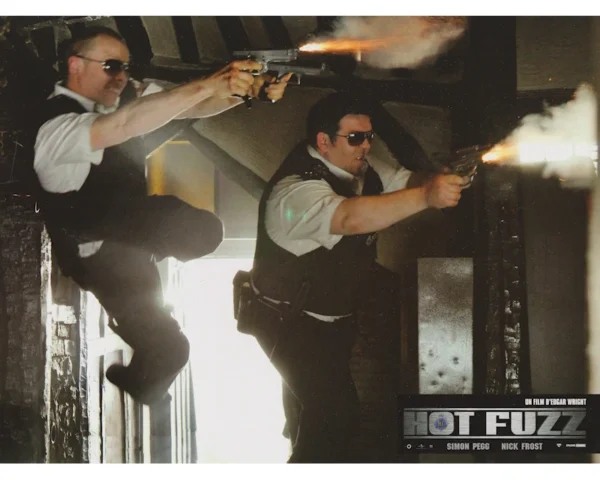 Simon Pegg (left) and Nick Frost (right)