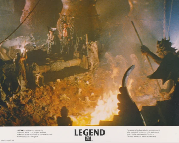 A dramatic scene from Legend (1985)
