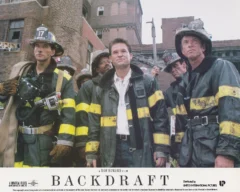 Stephen Baldwin, Kurt Russell and Scott Glenn in Backdraft (1991)