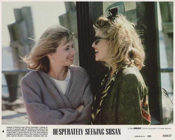 Rosanna Arquette and Madonna