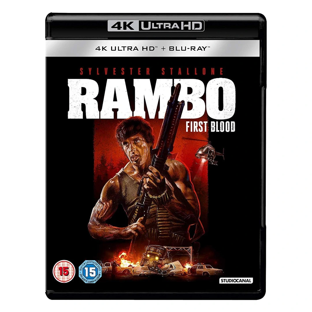 First Blood (1982) Rambo Blu-ray [4k] (cover art)